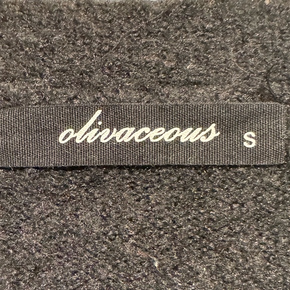 Olivaceous Super Soft Black Open Front Cardigan - Picture 3 of 3